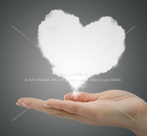 عکس قلب سفید برای پروفایل