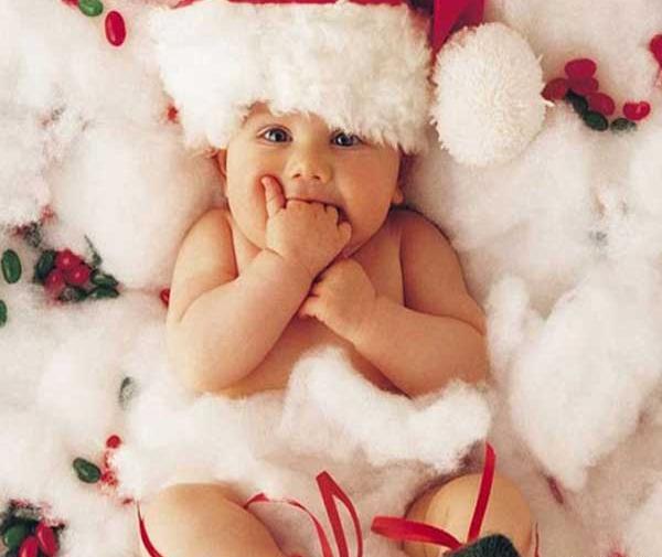 عکس نوزاد کریسمس