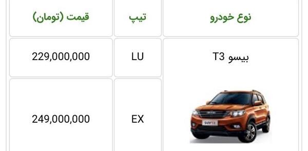 عکس ماشین بیسو t3 lu