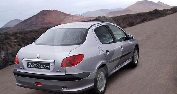 عکس ماشین پژو 206 sd v19