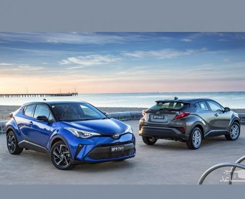 عکس ماشین تویوتا c-hr تمام چرخ محرک