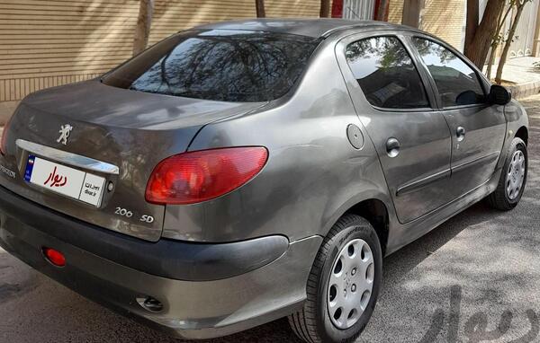 عکس ماشین پژو 206 sd v1