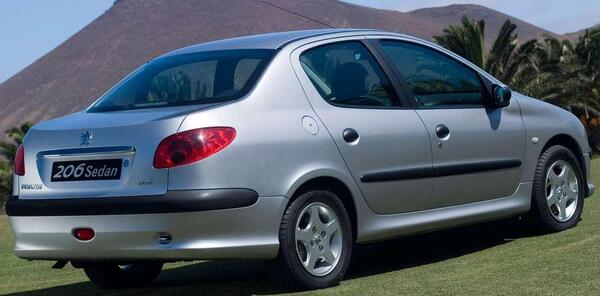 عکس ماشین پژو 206 sd v1