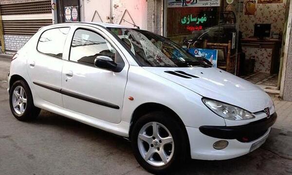 عکس ماشین پژو 206 تیپ 1