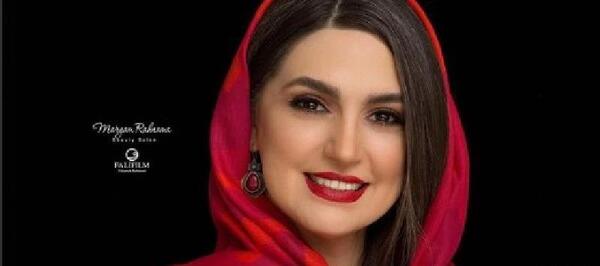 عکس خواهر حبیب در برف بی صدامی بارد