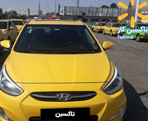 عکس ماشین هیوندای اکسنت بلو
