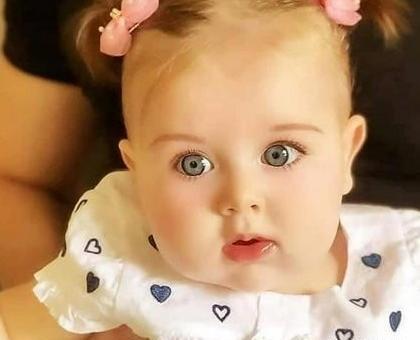 عکس نوزاد بامزه دختر