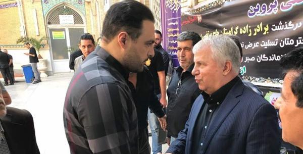 عکس برادر علی پروین