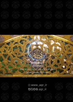 عکس عنکبوت مقدس حرم امام رضا