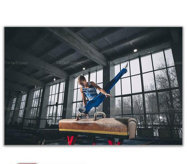 عکس ژیمناستیک سیاه و سفید
