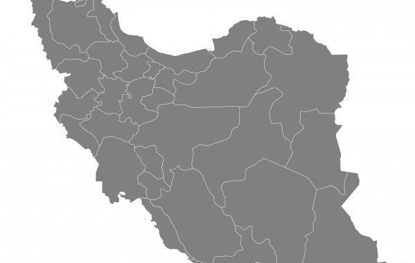 عکس سیاه نقشه ی ایران