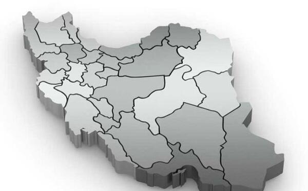عکس سیاه نقشه ی ایران