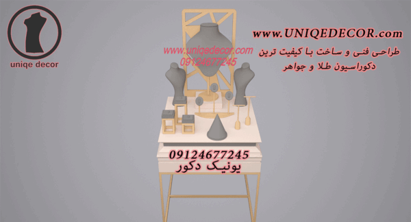 عکس دکوراسیون طلا فروشی
