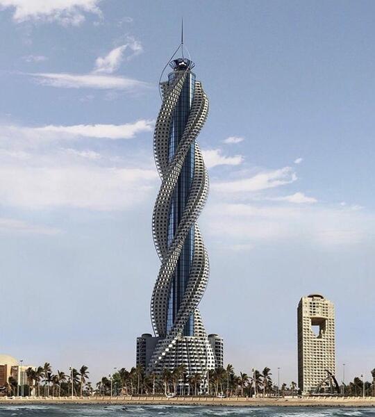 عکس برج عجیب غریب