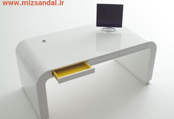 عکس کمد دیواری همراه با میز کامپیوتر