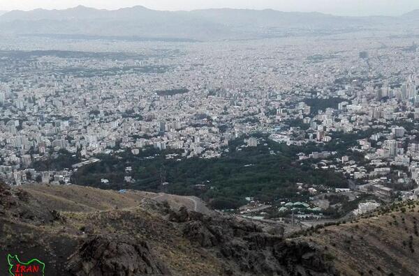 عکس هوایی کاخ سعد آباد