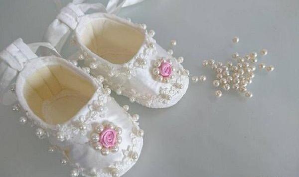 عکس کفش نوزادی دخترانه