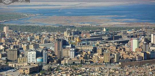 عکس هوایی نجف