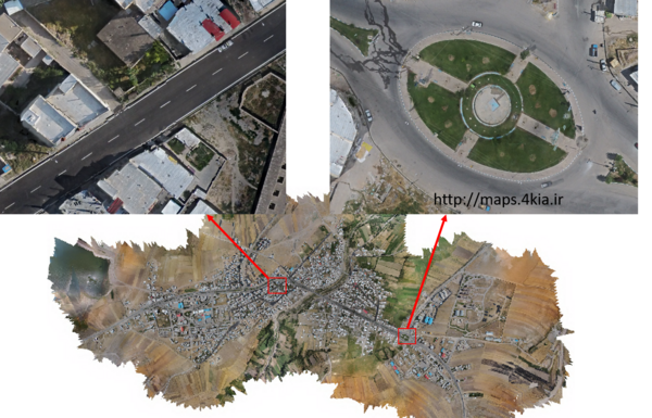 عکس هوایی ورزقان