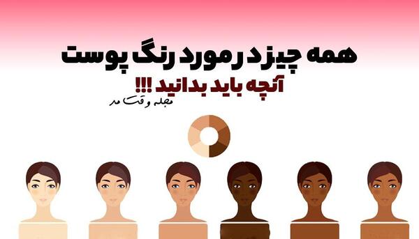 عکس رنگ صورت