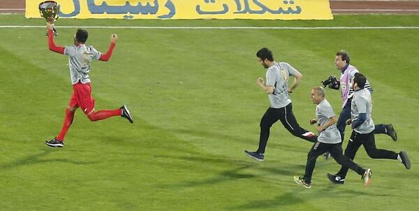 عکس مهدی طارمی در جشن قهرمانی پرسپولیس