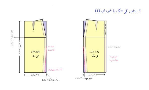 عکس دامن خمره ای