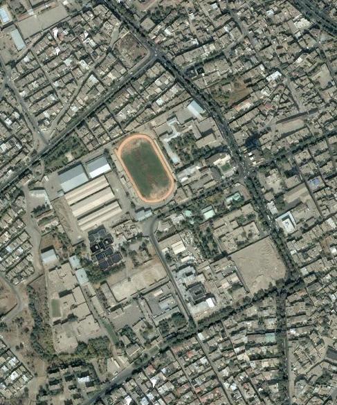 عکس نقشه هوایی همدان