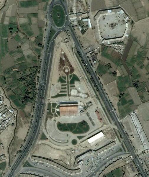 عکس نقشه هوایی همدان