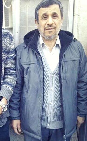 عکس کاپشن احمدی نژاد