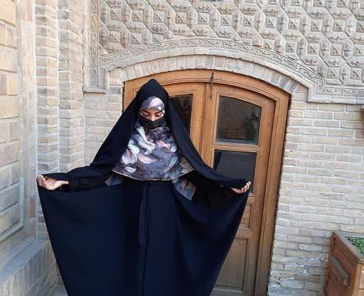 عکس چادر قاجاری دخترانه
