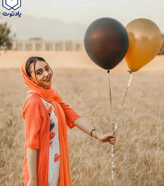 ایده عکس تولد در پارک