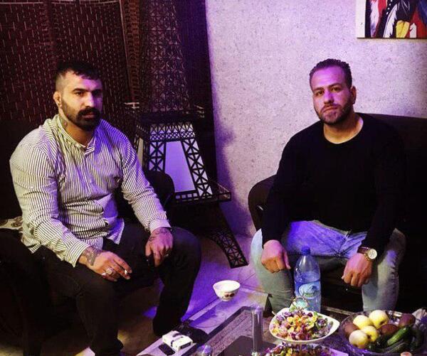 عکس تاتو روی دست وحید مرادی