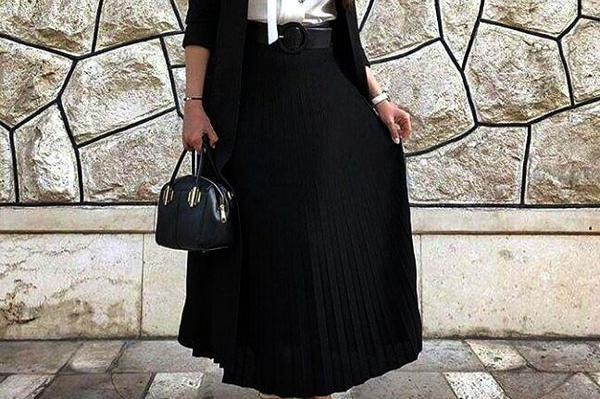 عکس دامن پلیسه
