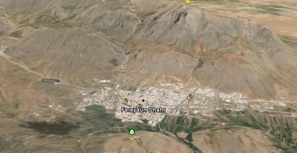 عکس هوایی فریدونشهر