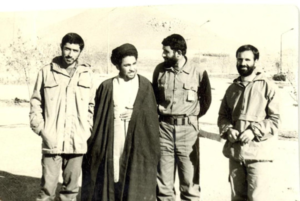 عکس وحید امیری با سرداران سپاه