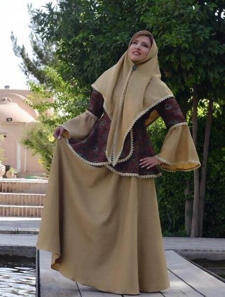 عکس لباس قاجاری زنانه
