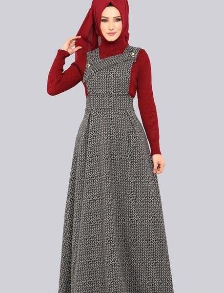 عکس مدل سارافون پاییزه چهارخونه