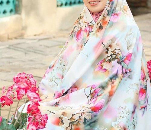 عکس چادر رنگه