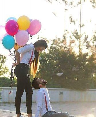 ایده عکس تولد زن و شوهری