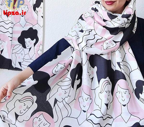 عکس از شال فانتزی دخترانه