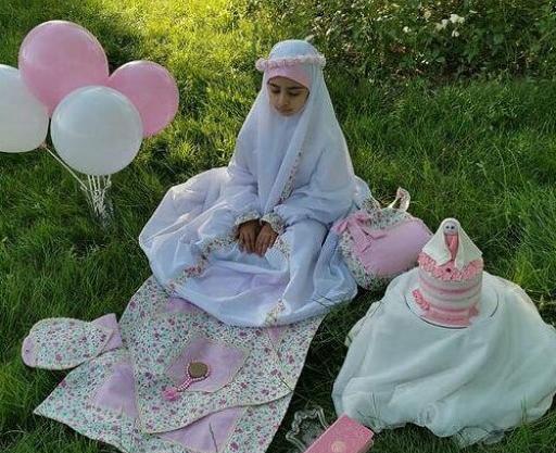 عکس چادر نماز جشن تکلیف