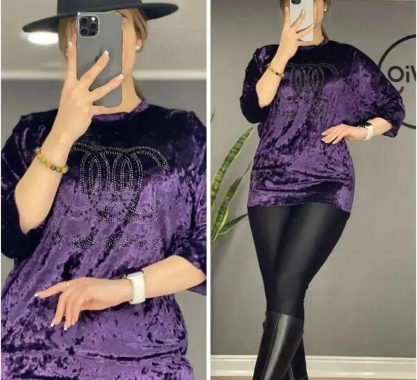 عکس بلوز مخمل زنانه