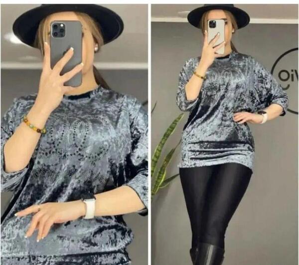 عکس بلوز مخمل زنانه