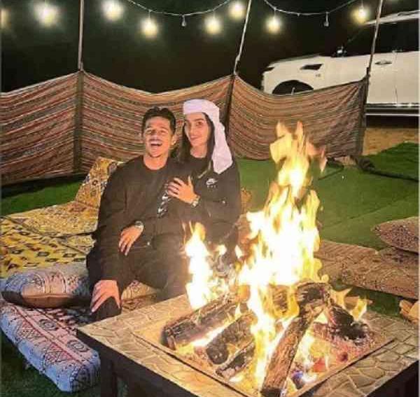 عکس مهدی قائدی با همسرش