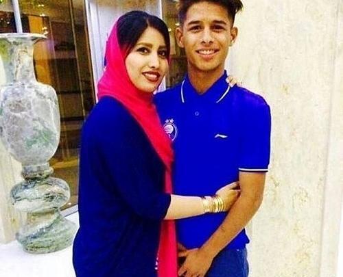 عکس همسر مهدی قائدی قبل عمل