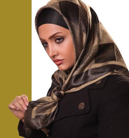 عکس روسری طرح دار