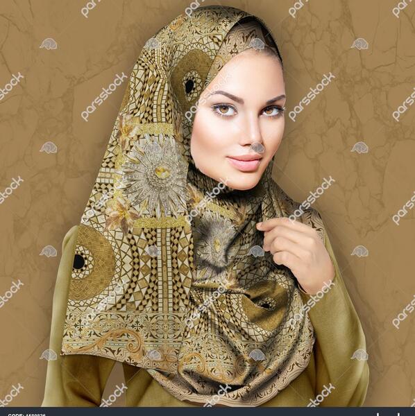 عکس روسری طرح دار