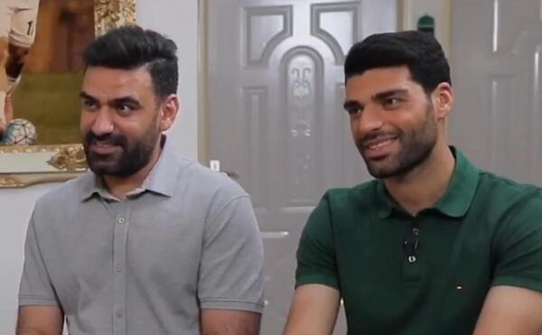 عکس مهدی طارمی و مادرش