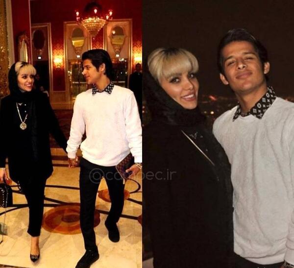 عکسهای مهدی قائدی و همسرش