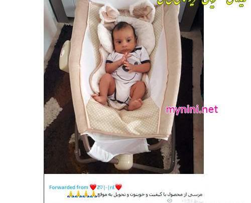 عکس نوزاد گهواره